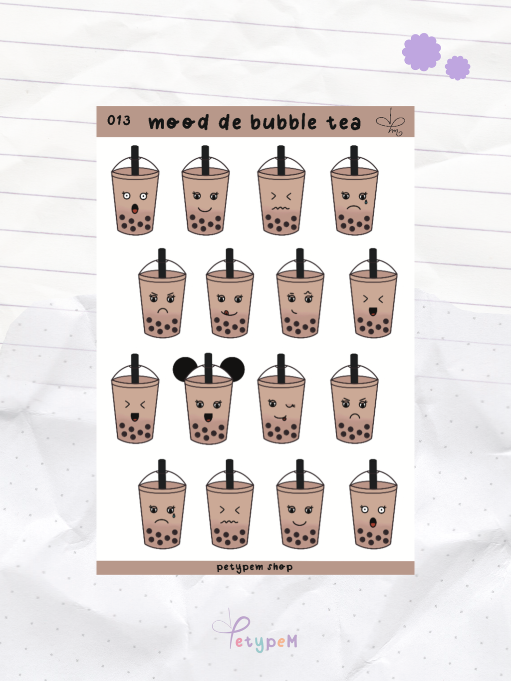 Mood de bubble tea