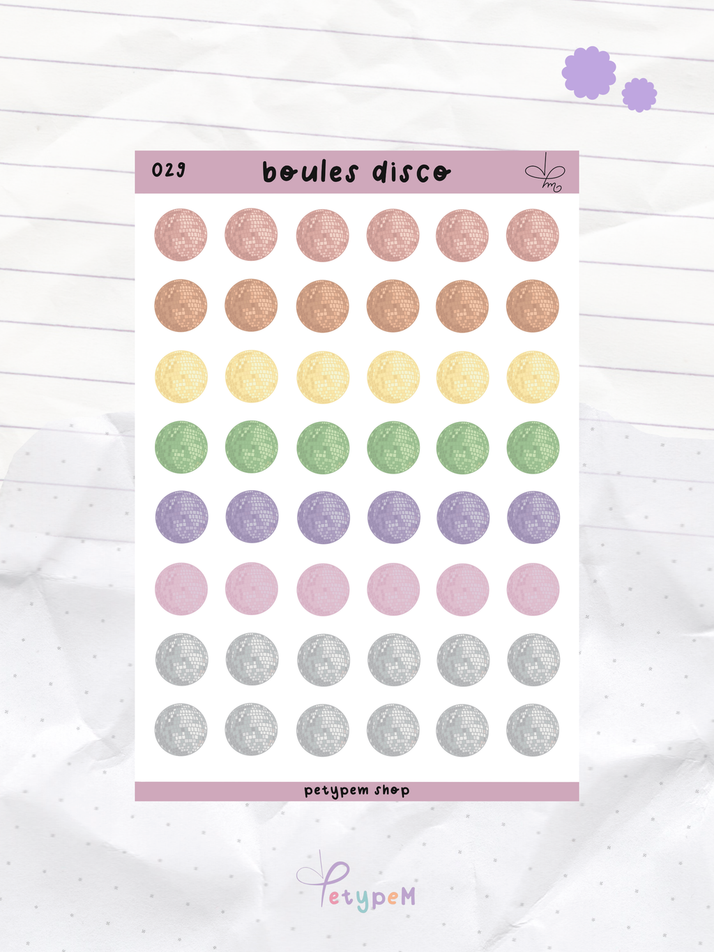 Boules disco