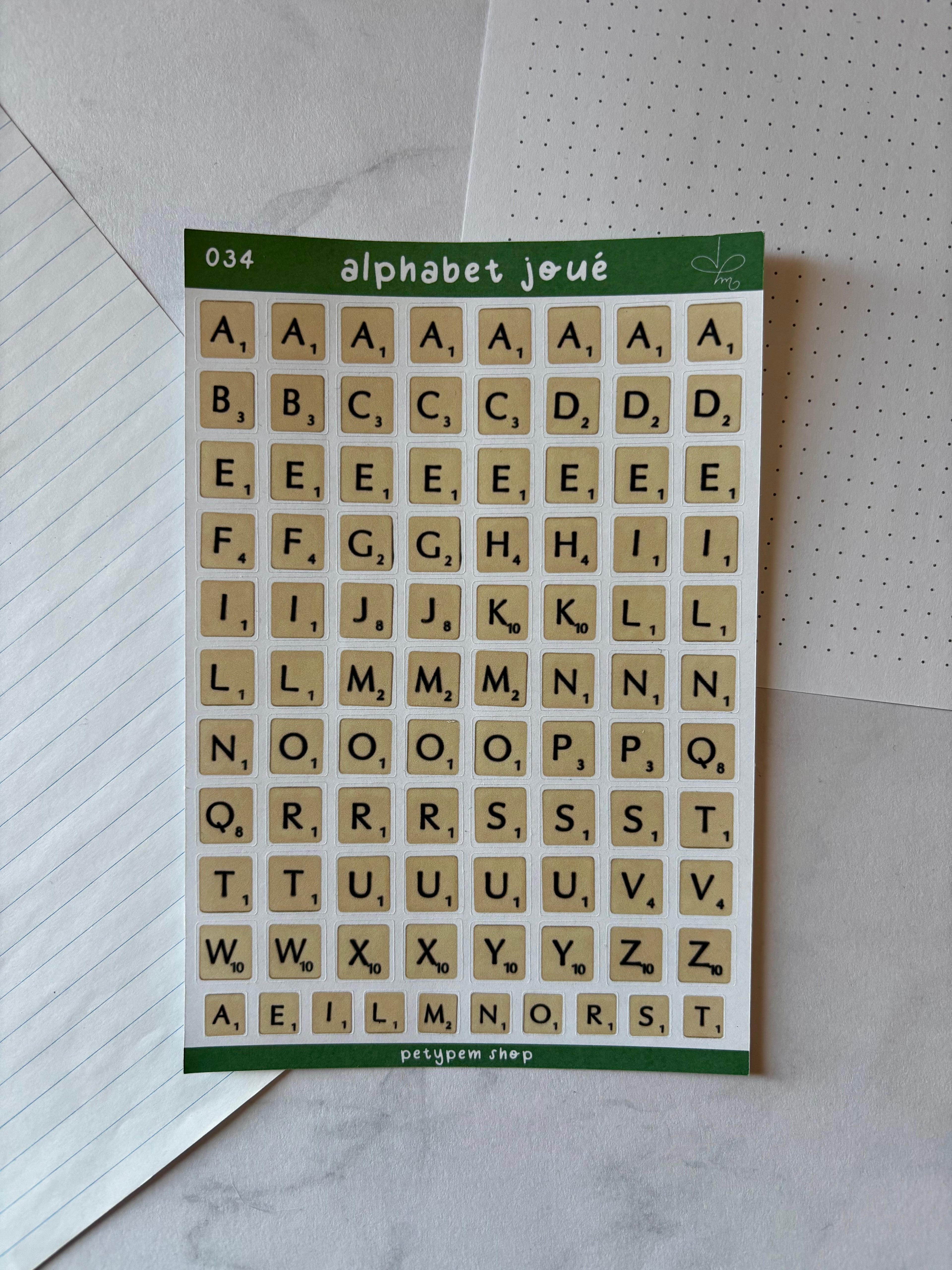 Alphabet joué
