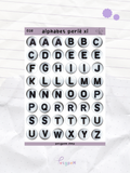 Alphabet perlé XL