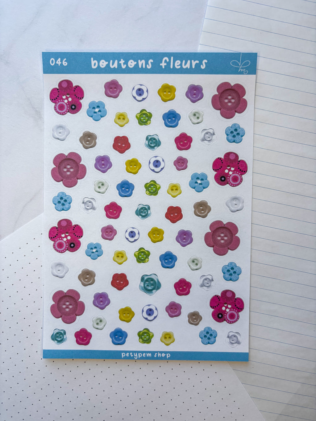 Boutons fleurs