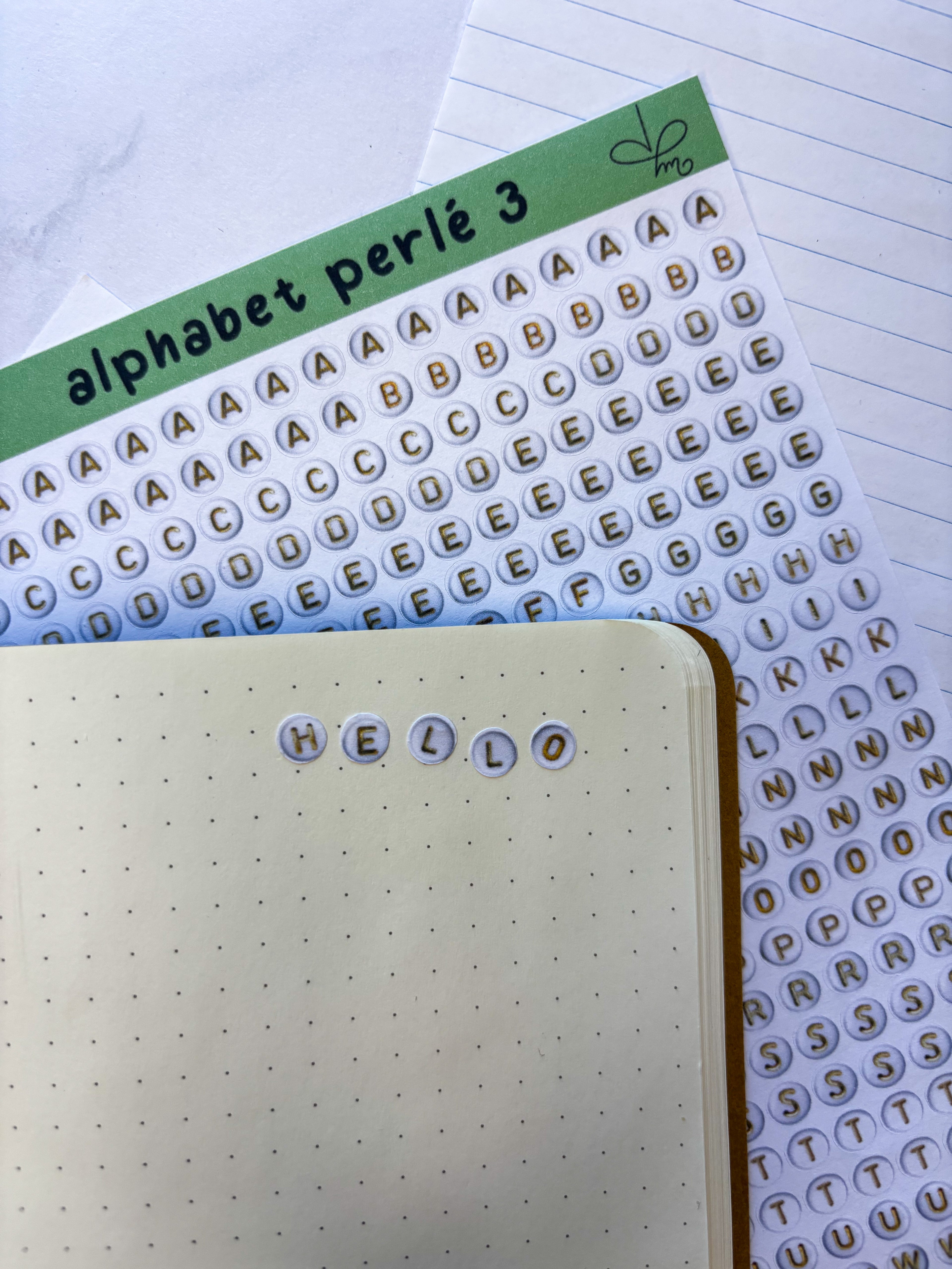 Alphabet perlé 3