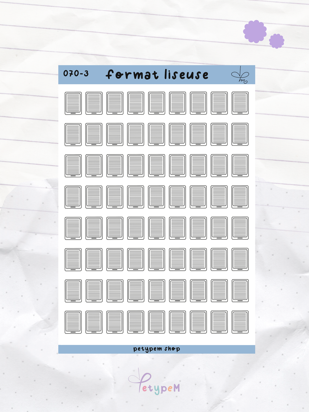 Format liseuse