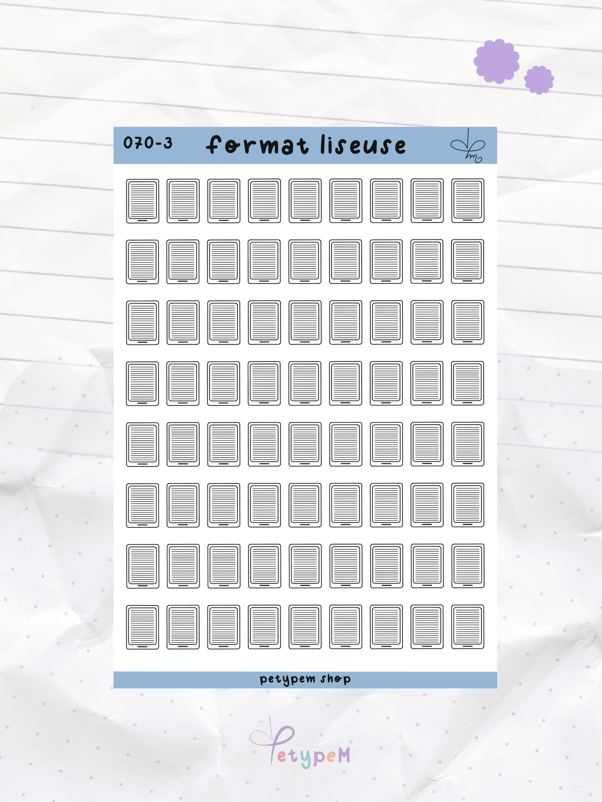 Format liseuse