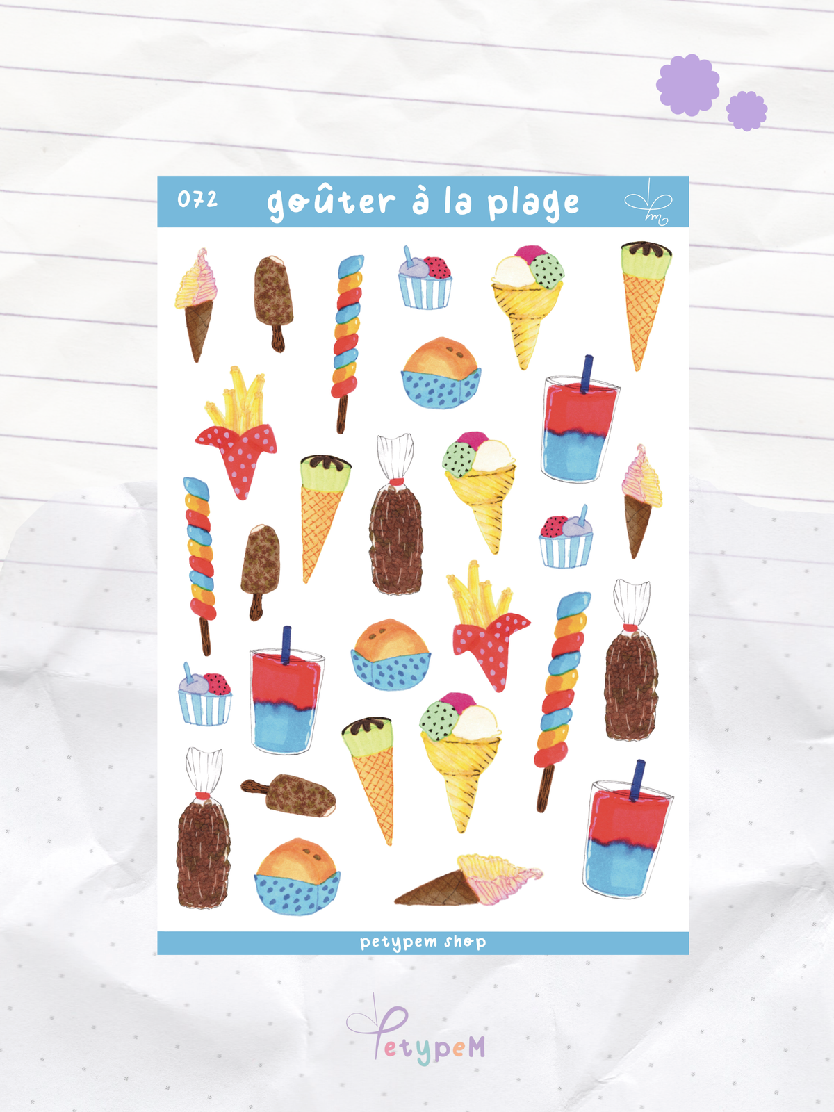 Goûter à la plage