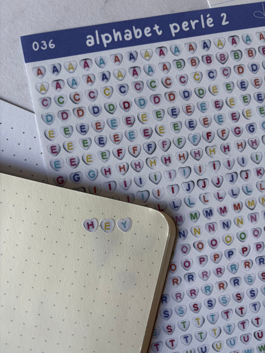 Alphabet perlé 2