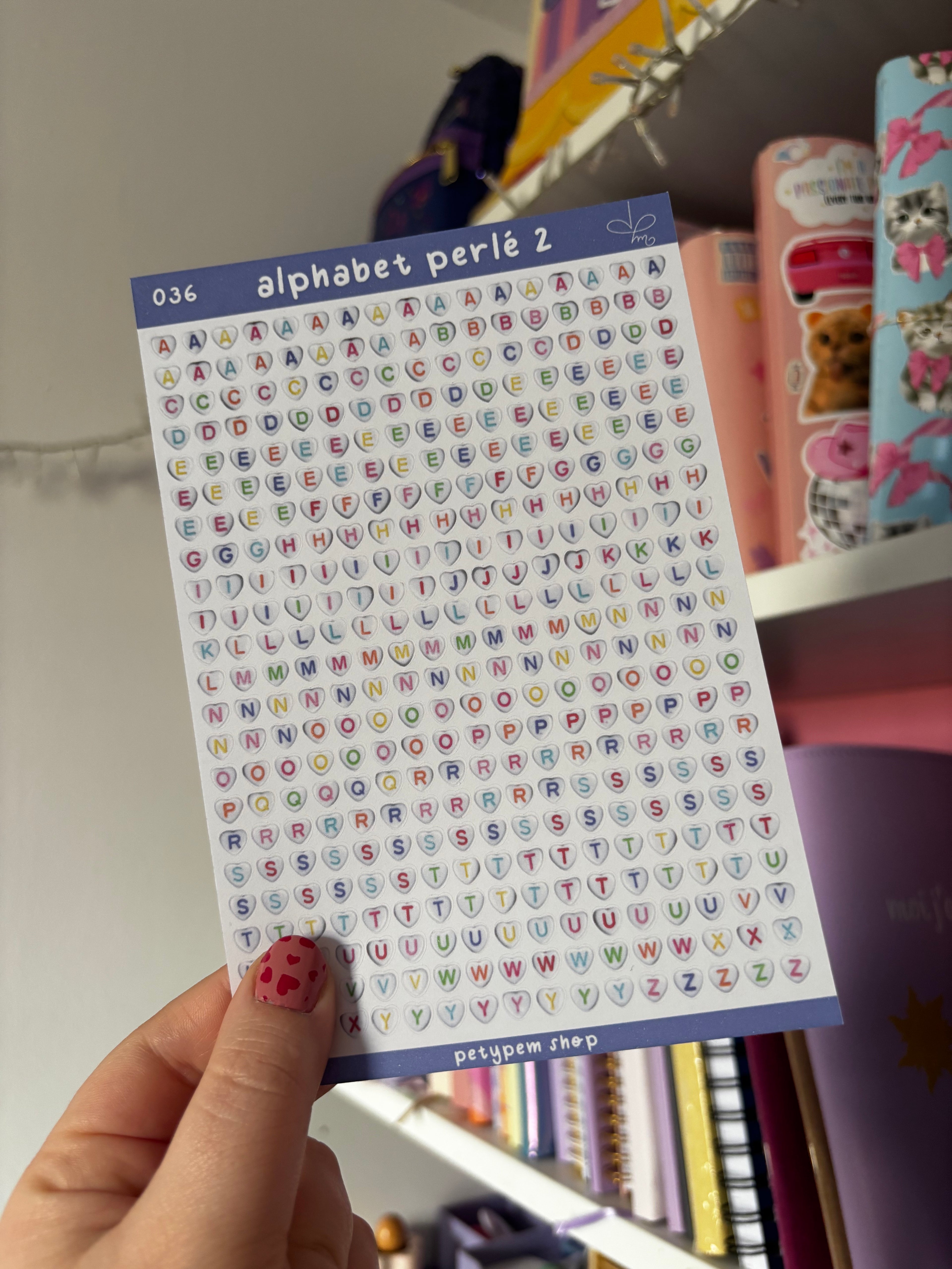 Alphabet perlé 2