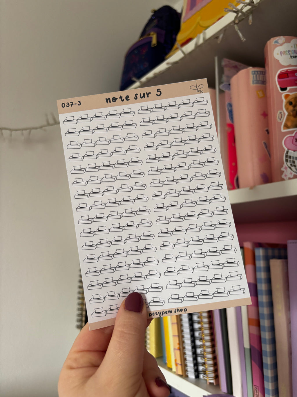 Note sur 5 - mouchoirs