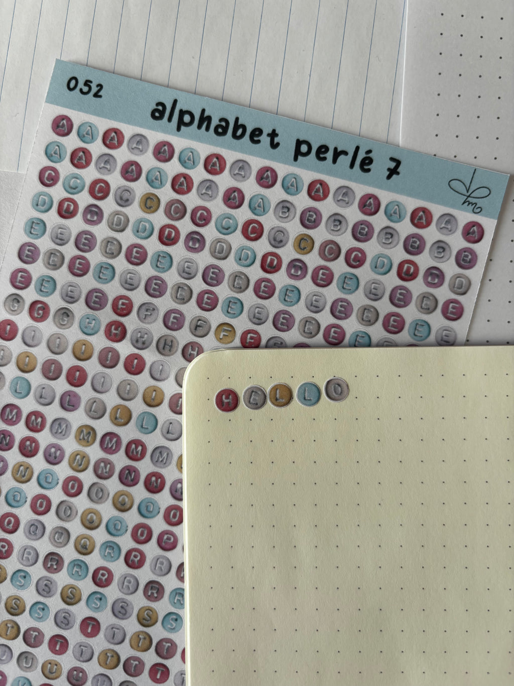 Alphabet perlé 7
