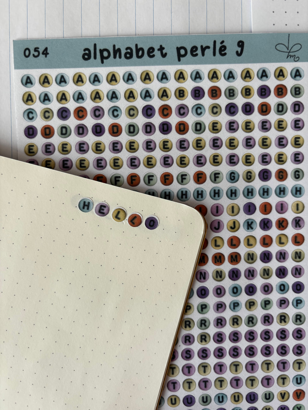Alphabet perlé 9