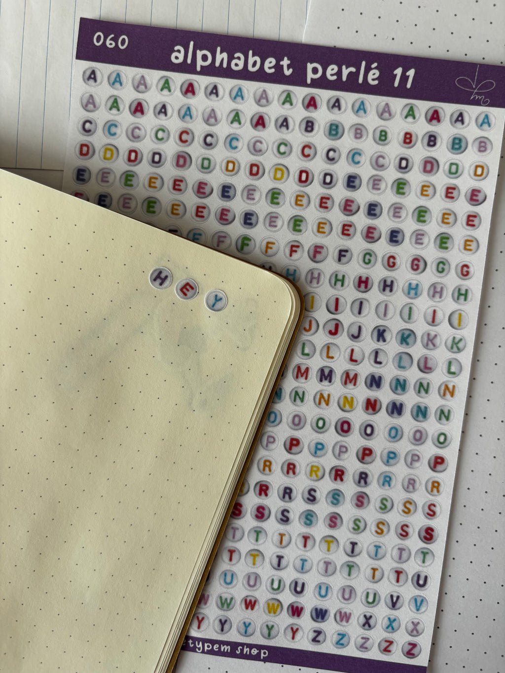 Alphabet perlé 11