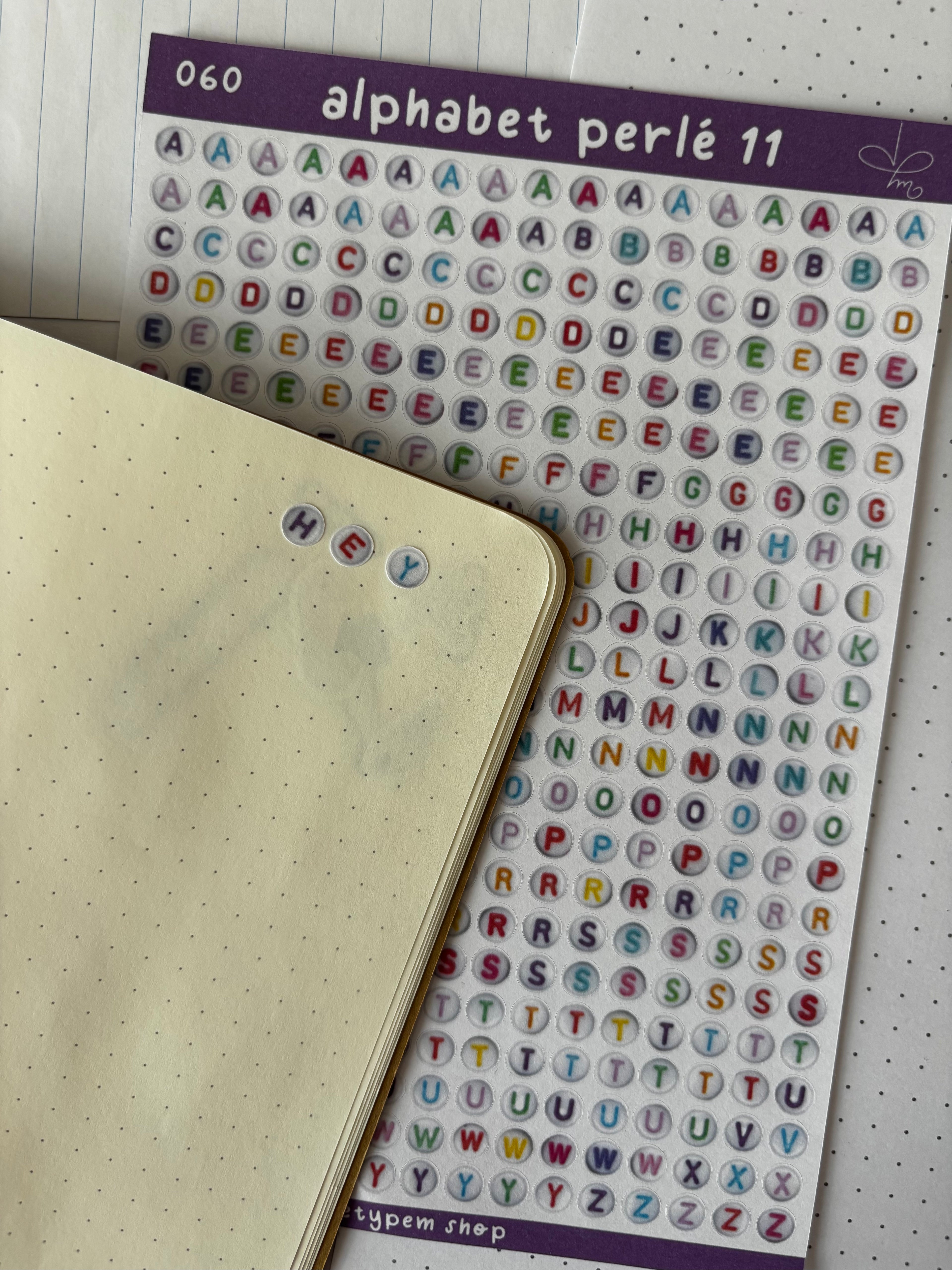 Alphabet perlé 11