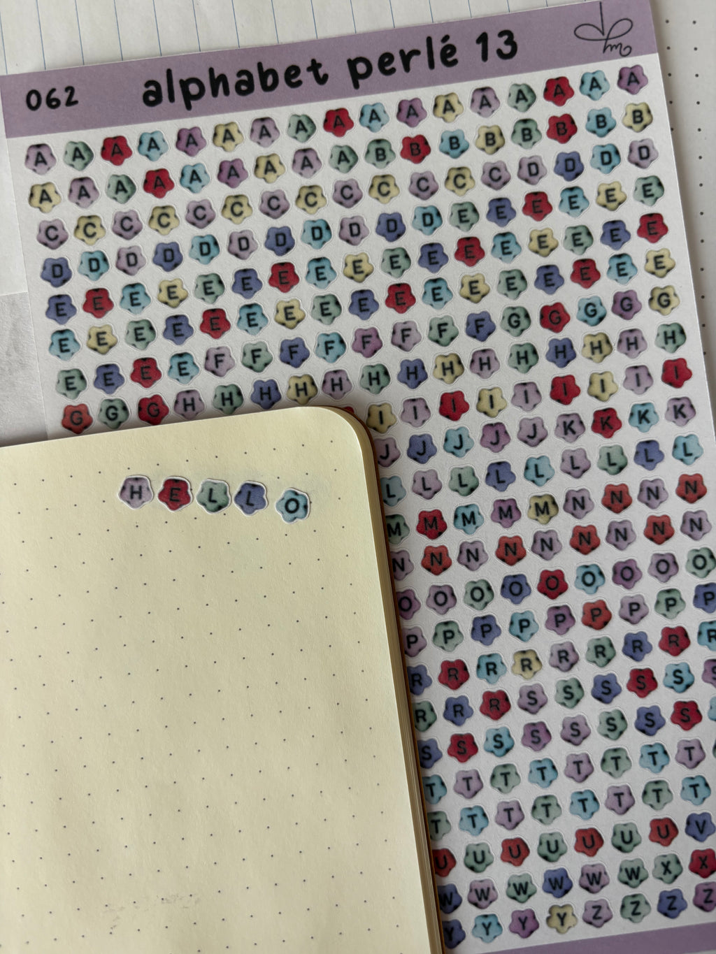 Alphabet perlé 13