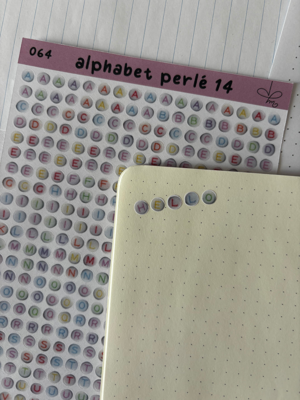 Alphabet perlé 14