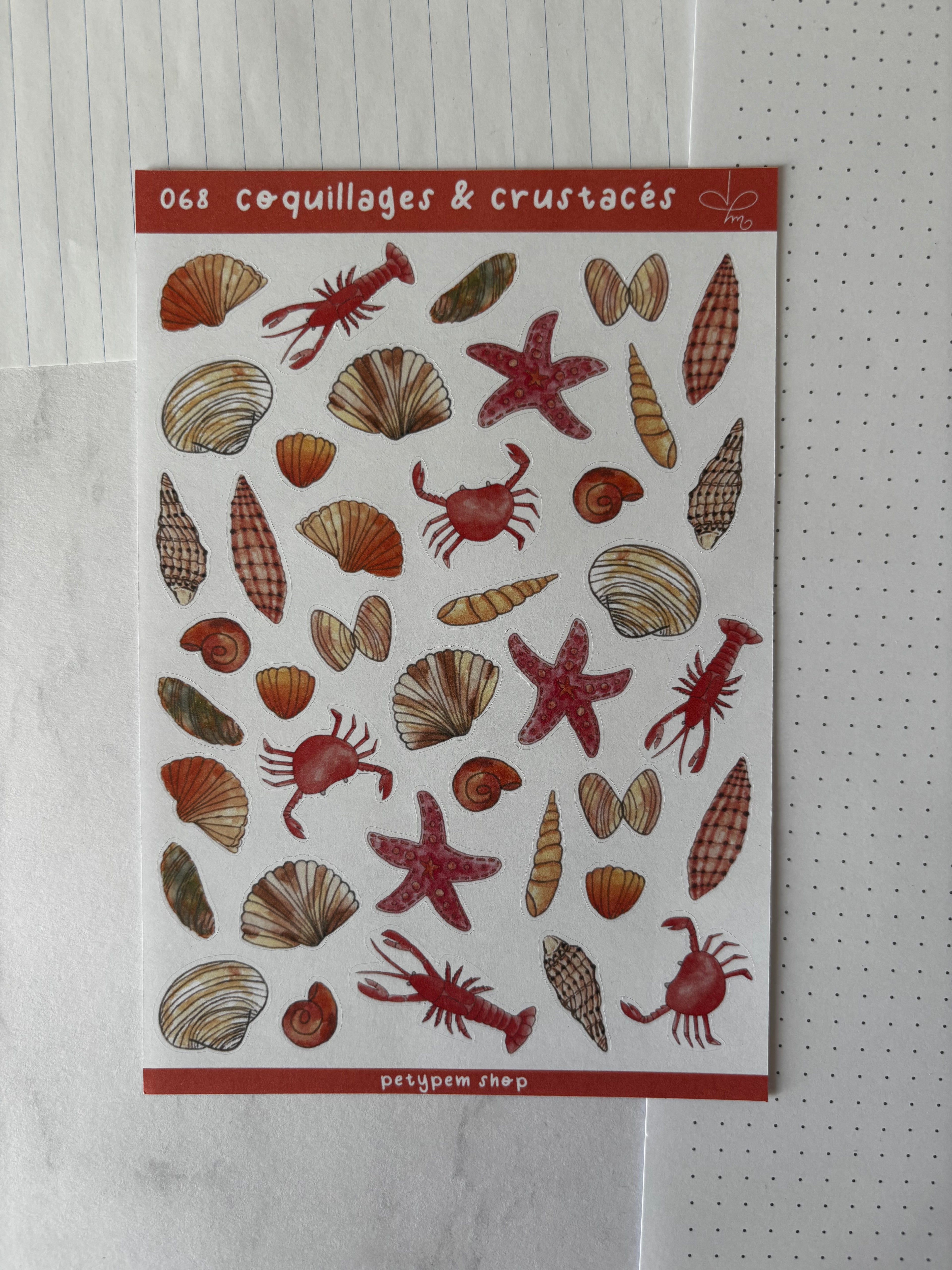 Coquillages et crustacés