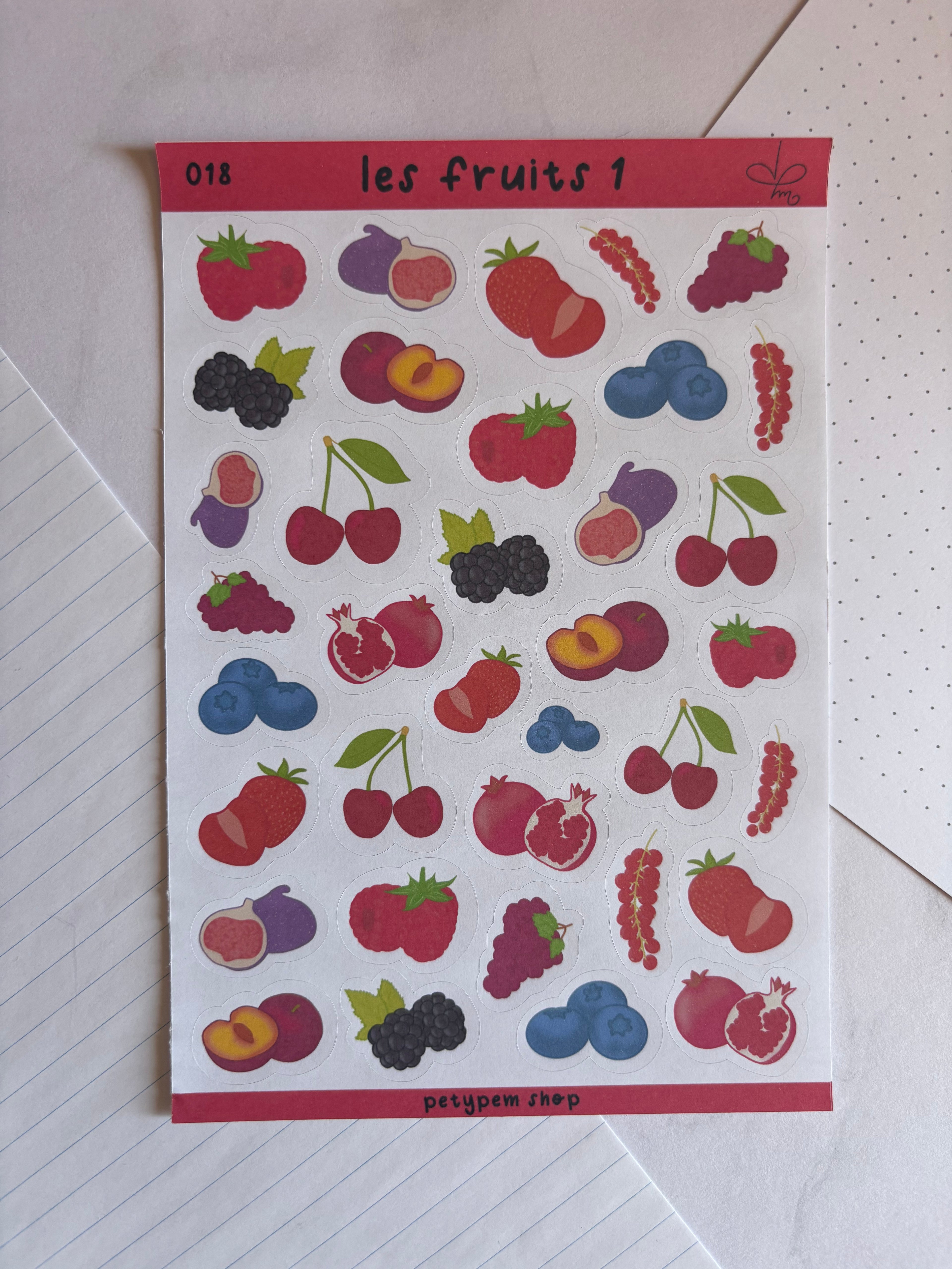 Les fruits 1