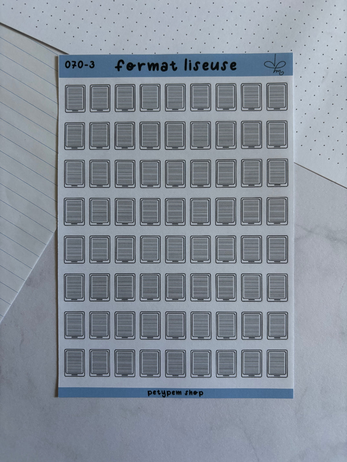 Format liseuse