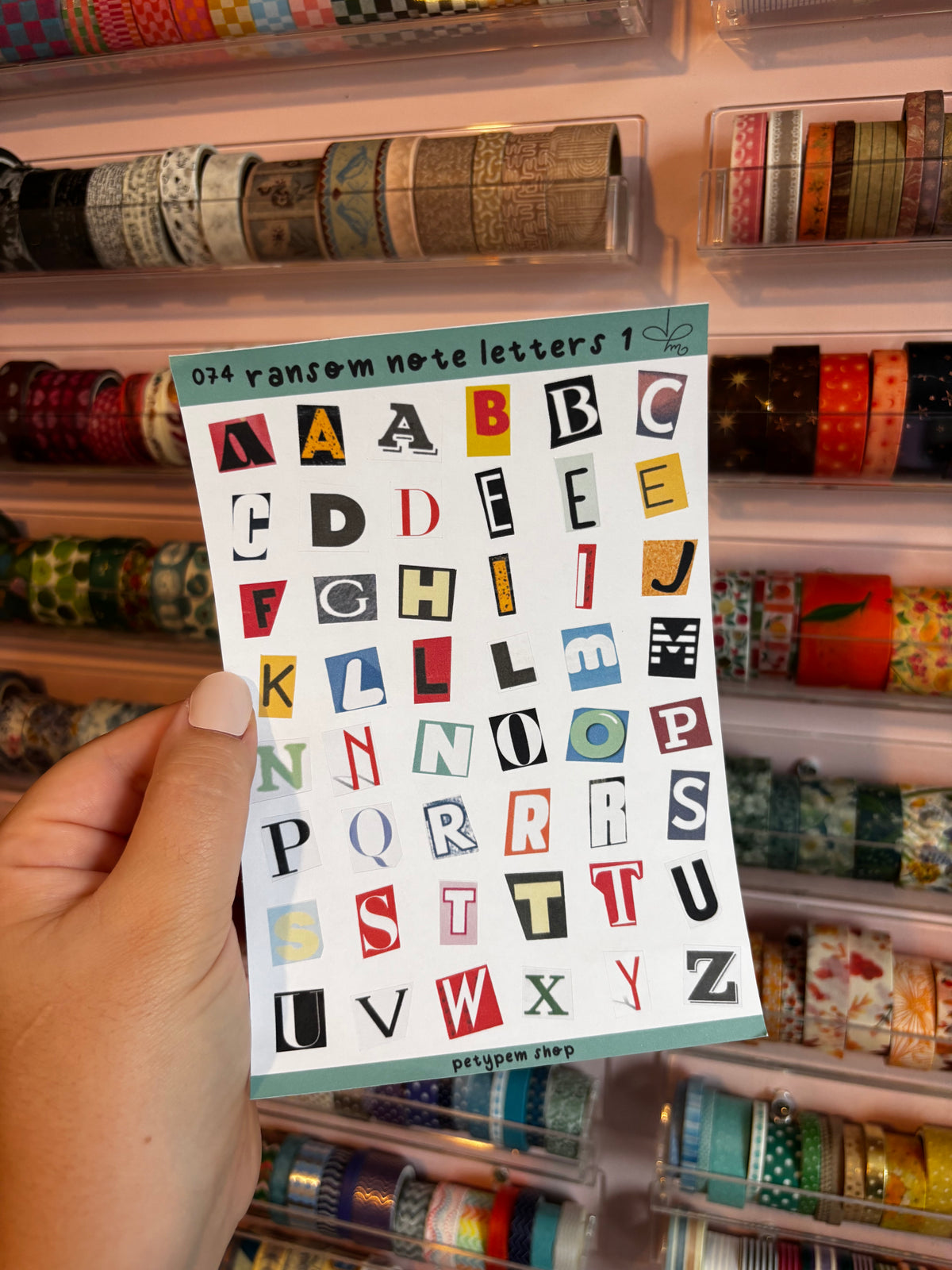 Ransom note letters 1