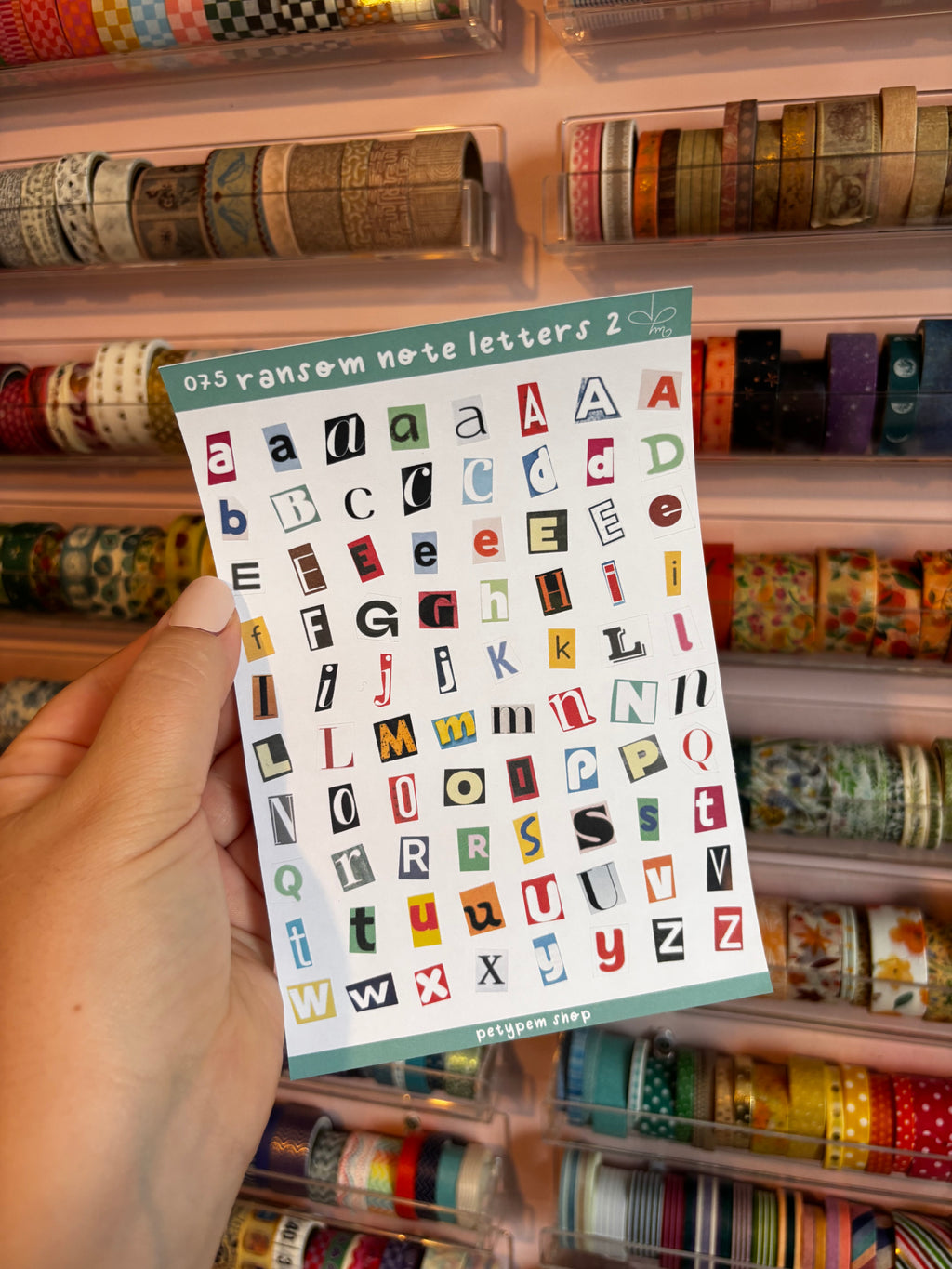 Ransom note letters 2