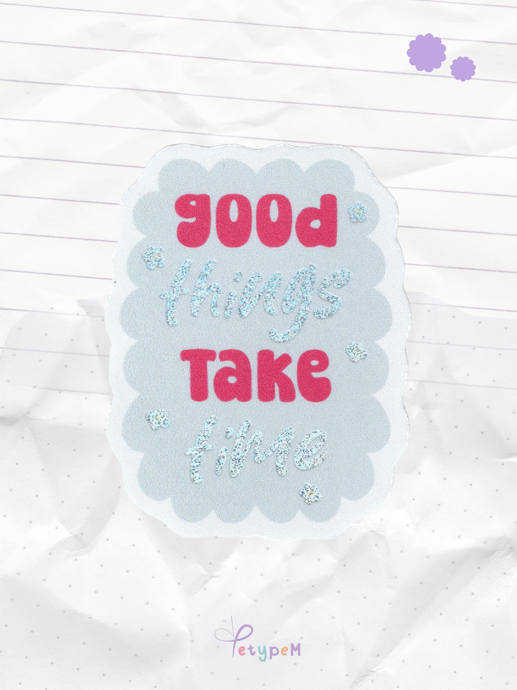 Good things take time