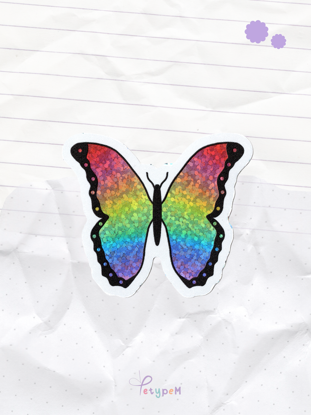 Papillon multicolor