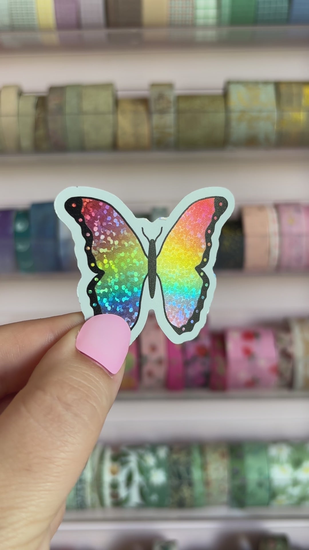 Papillon multicolor